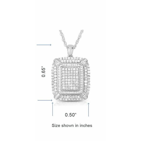 Natalia Drake 2 Cttw Diamond White Gold Plated - Picture 3 of 12